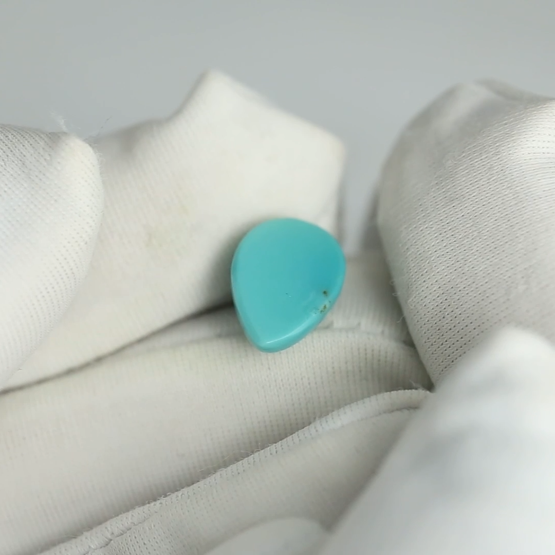 Nevada Turquoise Stone - Clean - Pear Shape - 12.5X9MM Cabochon